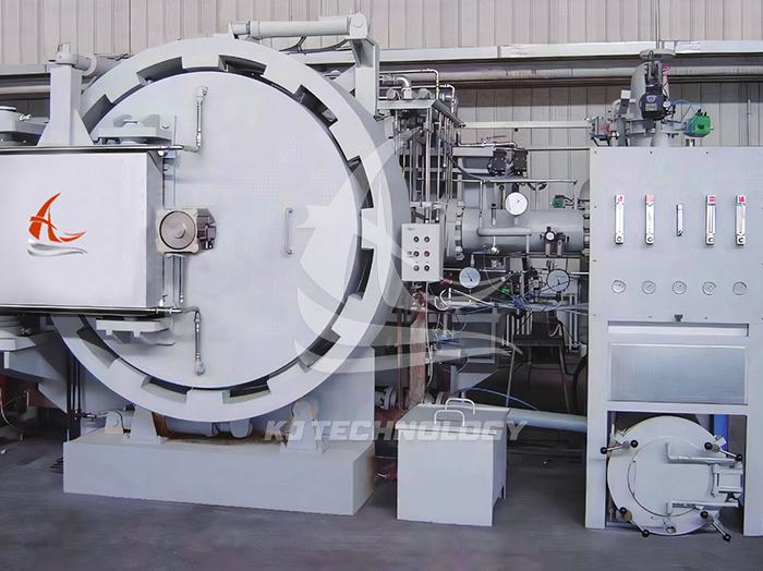 Vacuum degreasing and sintering integrated furnace