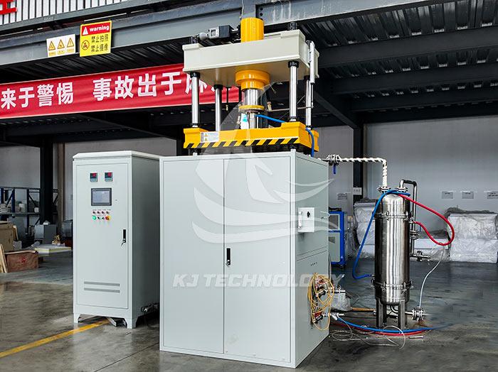 Vacuum atmosphere hot press furnace